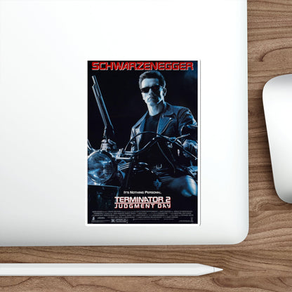 TERMINATOR 2 JUDGMENT DAY 1991 Movie Poster STICKER Vinyl Die-Cut Decal-The Sticker Space