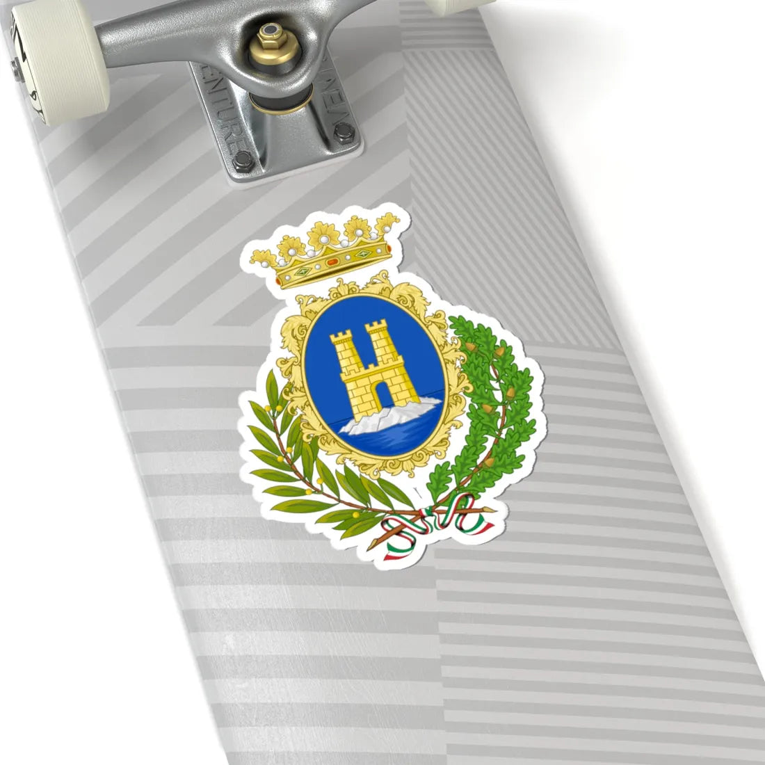 Termoli-Stemma (Italy) (Coat of Arms) STICKER Vinyl Kiss-Cut Decal - The Sticker Space