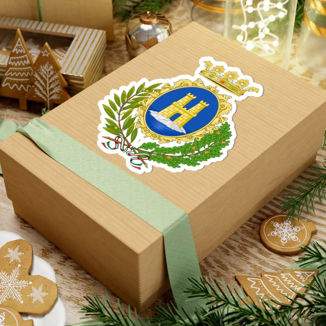 Termoli-Stemma (Italy) (Coat of Arms) STICKER Vinyl Kiss-Cut Decal - The Sticker Space