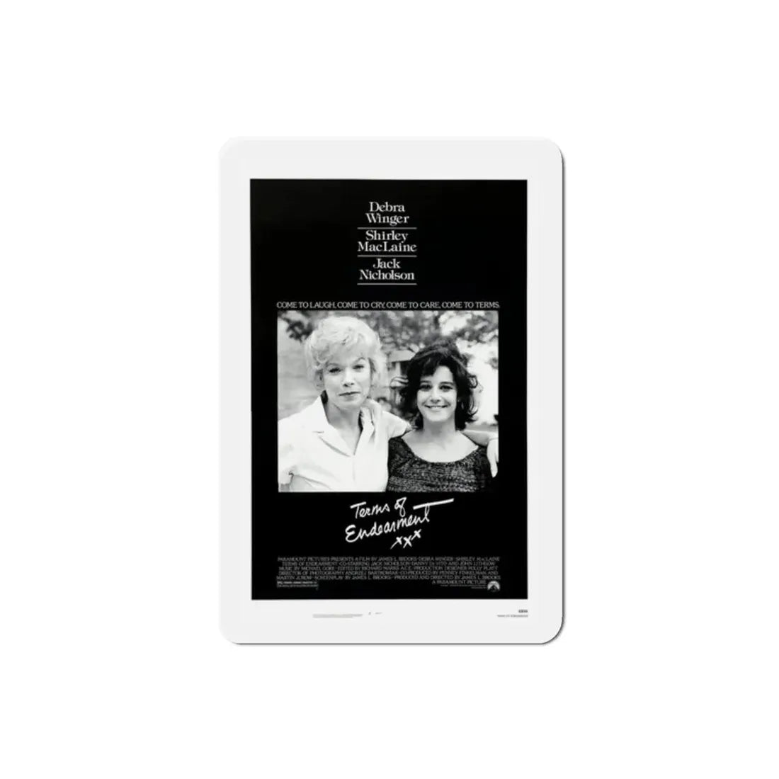 Terms of Endearment 1983 Movie Poster Refrigerator Magnet 2 Inch - The Sticker Space