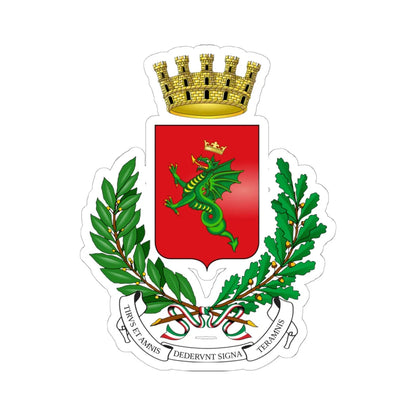Terni-Stemma (Italy) (Coat of Arms) STICKER Vinyl Kiss-Cut Decal 6 Inch White - The Sticker Space