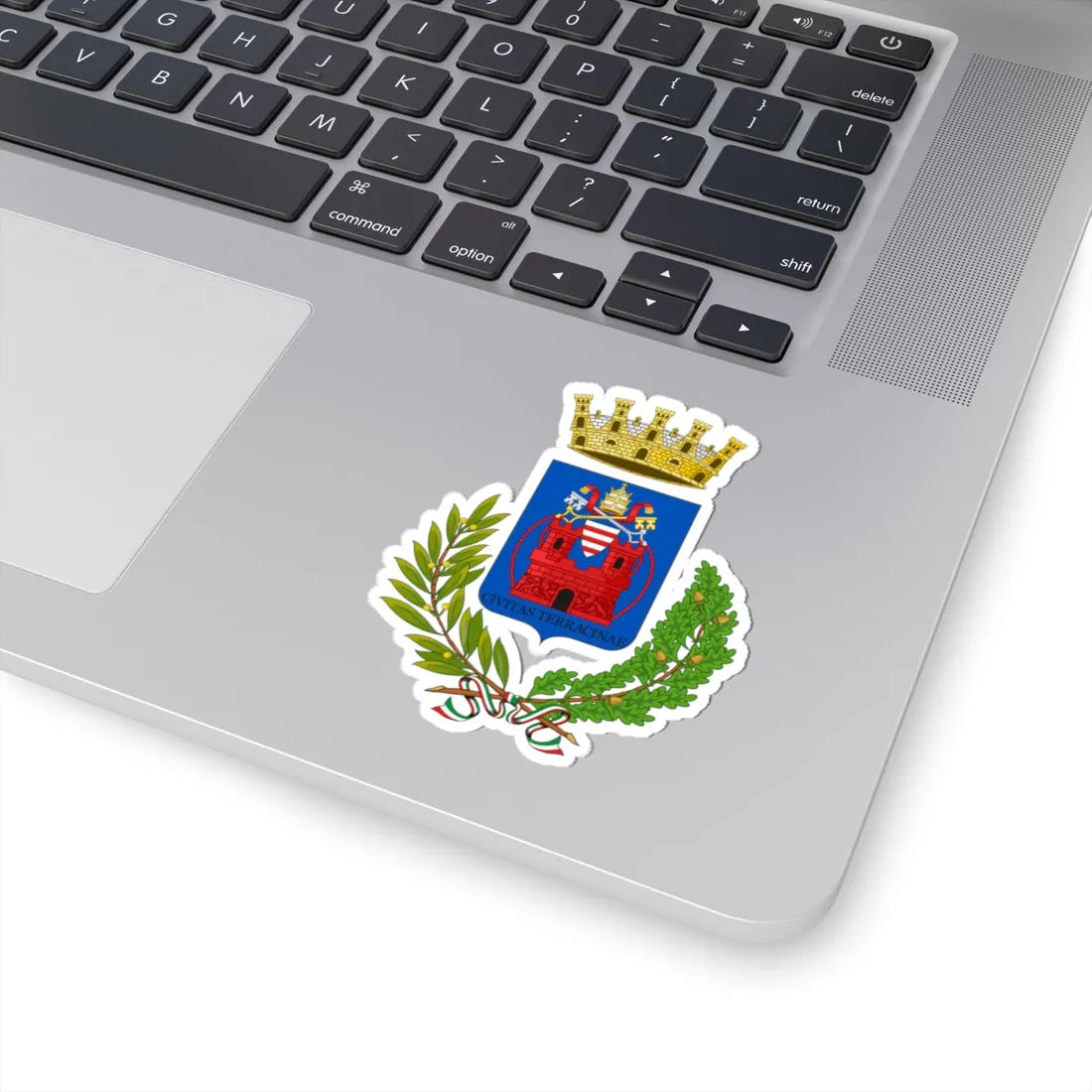 Terracina-Stemma (Italy) (Coat of Arms) STICKER Vinyl Kiss-Cut Decal - The Sticker Space