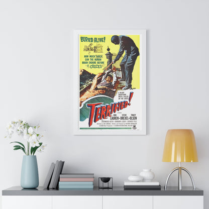 TERRIFIED 1962 - Framed Movie Poster-The Sticker Space