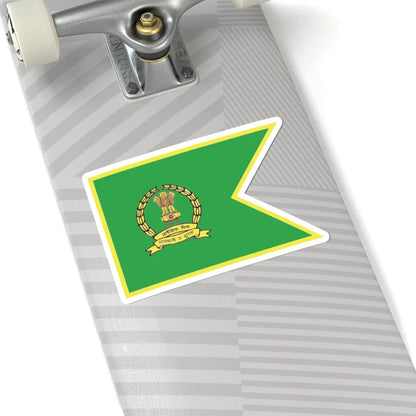 Territorial Army Flag (India) STICKER Vinyl Kiss-Cut Decal - The Sticker Space