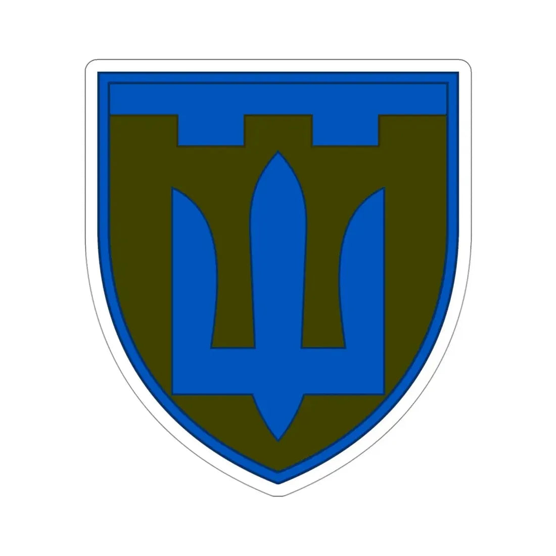 Territorial Defence Froces (Ukraine) STICKER Vinyl Die-Cut Decal 4 Inch - The Sticker Space