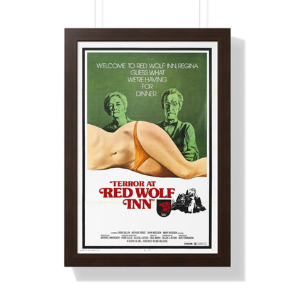 TERROR AT RED WOLF INN 1972 - Framed Movie Poster-16″ x 24″-The Sticker Space