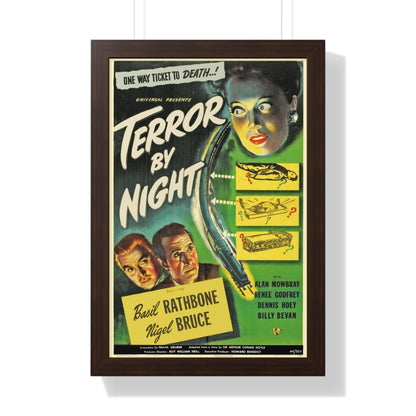 TERROR BY NIGHT 1946 - Framed Movie Poster-16″ x 24″-The Sticker Space