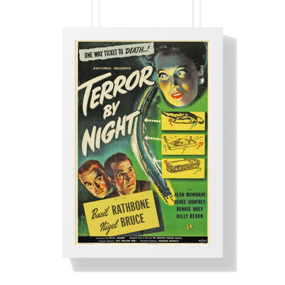 TERROR BY NIGHT 1946 - Framed Movie Poster-16″ x 24″-The Sticker Space