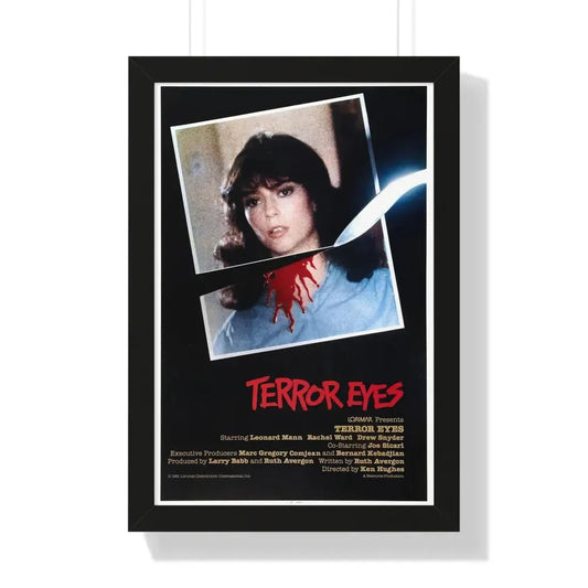 TERROR EYES (2) 1981 - Framed Movie Poster 16″ x 24″ Black - The Sticker Space