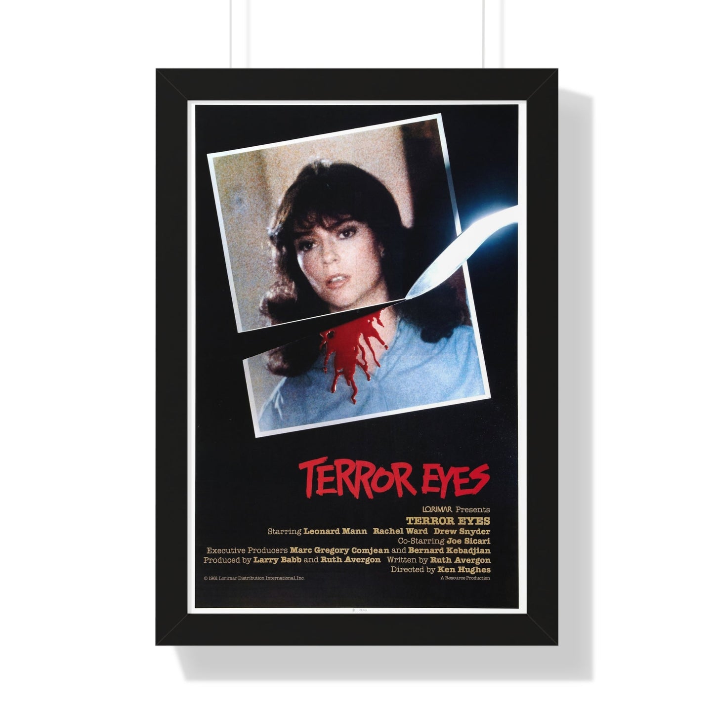 TERROR EYES (2) 1981 - Framed Movie Poster-16″ x 24″-The Sticker Space