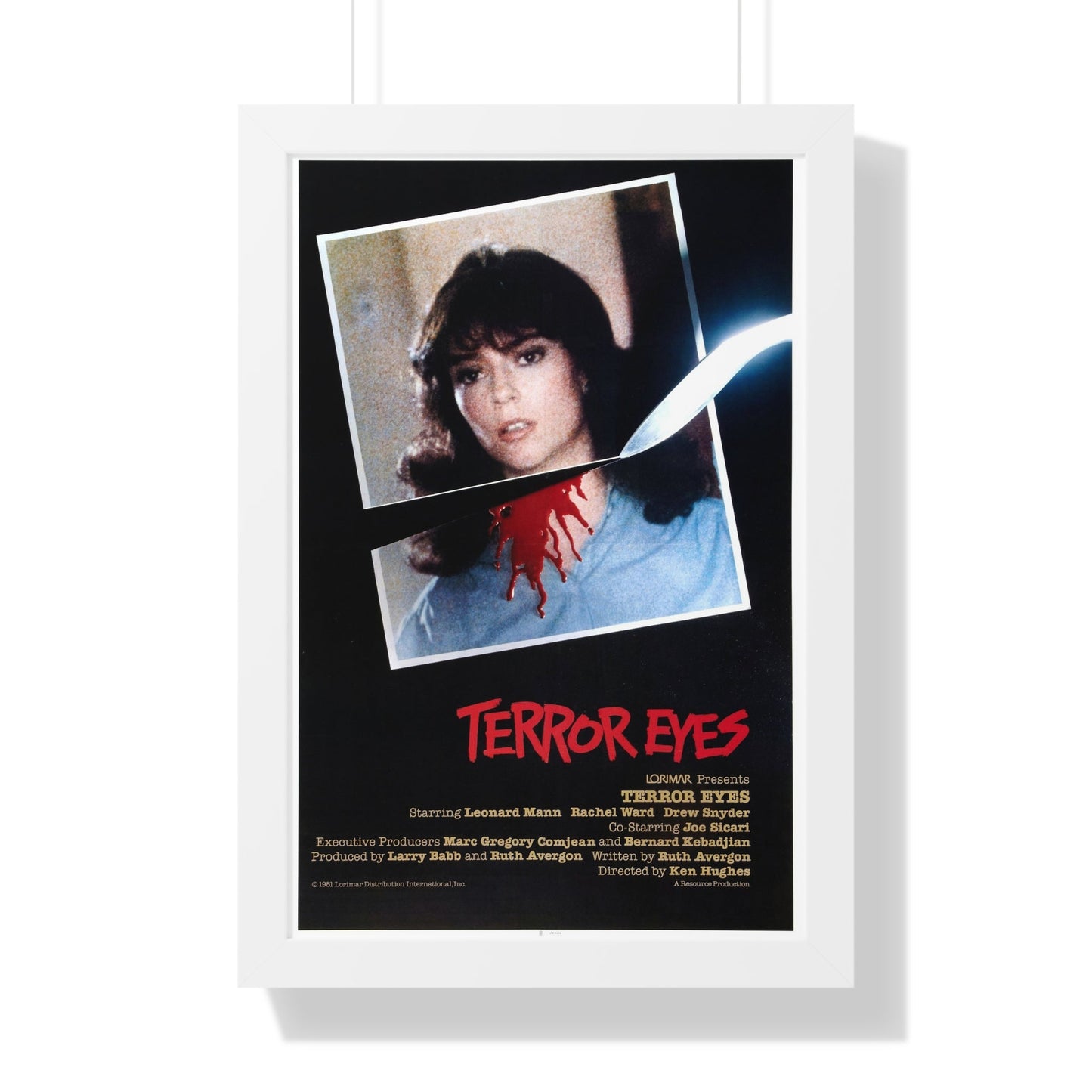 TERROR EYES (2) 1981 - Framed Movie Poster-16″ x 24″-The Sticker Space