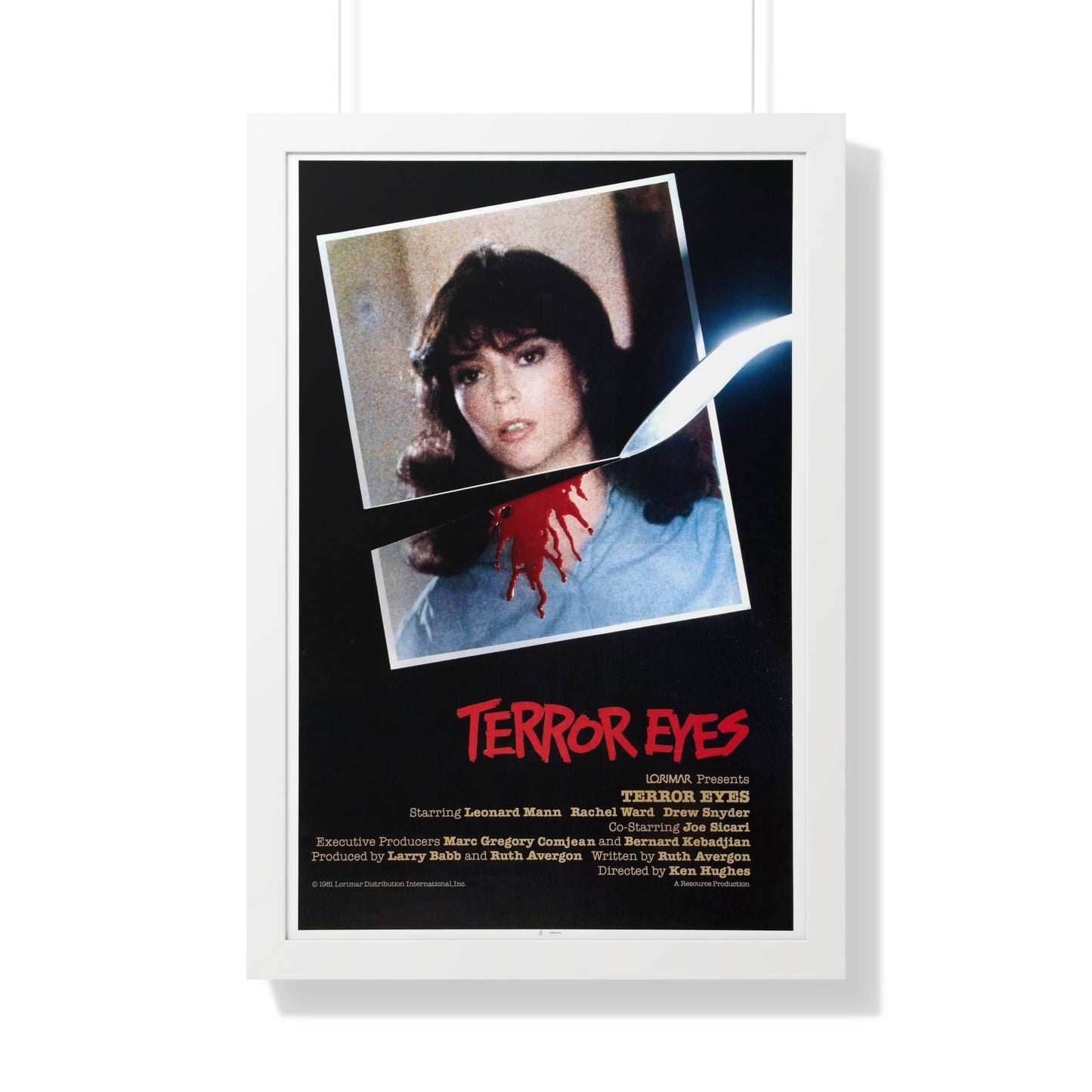 TERROR EYES (2) 1981 - Framed Movie Poster-20" x 30"-The Sticker Space