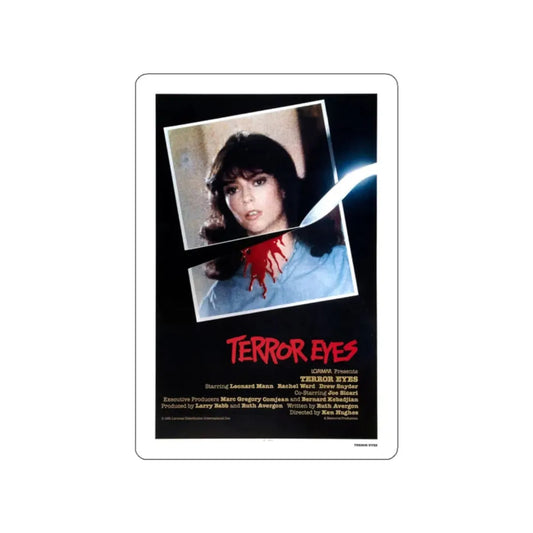 TERROR EYES (2) 1981 Movie Poster STICKER Vinyl Die-Cut Decal 2 Inch - The Sticker Space