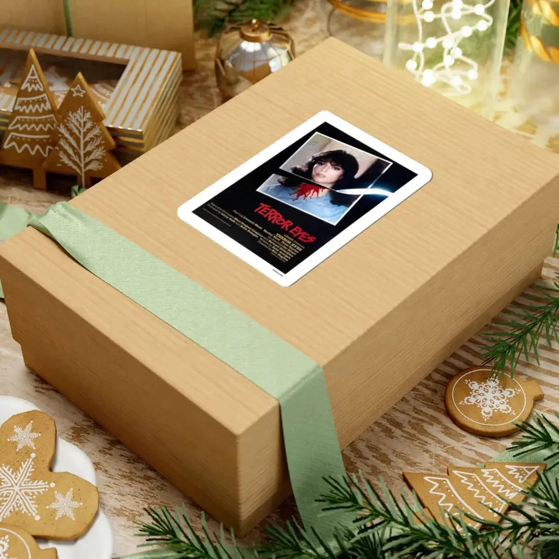 TERROR EYES (2) 1981 Movie Poster - STICKER Vinyl Kiss-Cut Decal - The Sticker Space