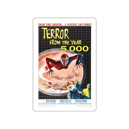 TERROR FROM THE YEAR 5,000 1958 Movie Poster STICKER Vinyl Die-Cut Decal 3 Inch - The Sticker Space