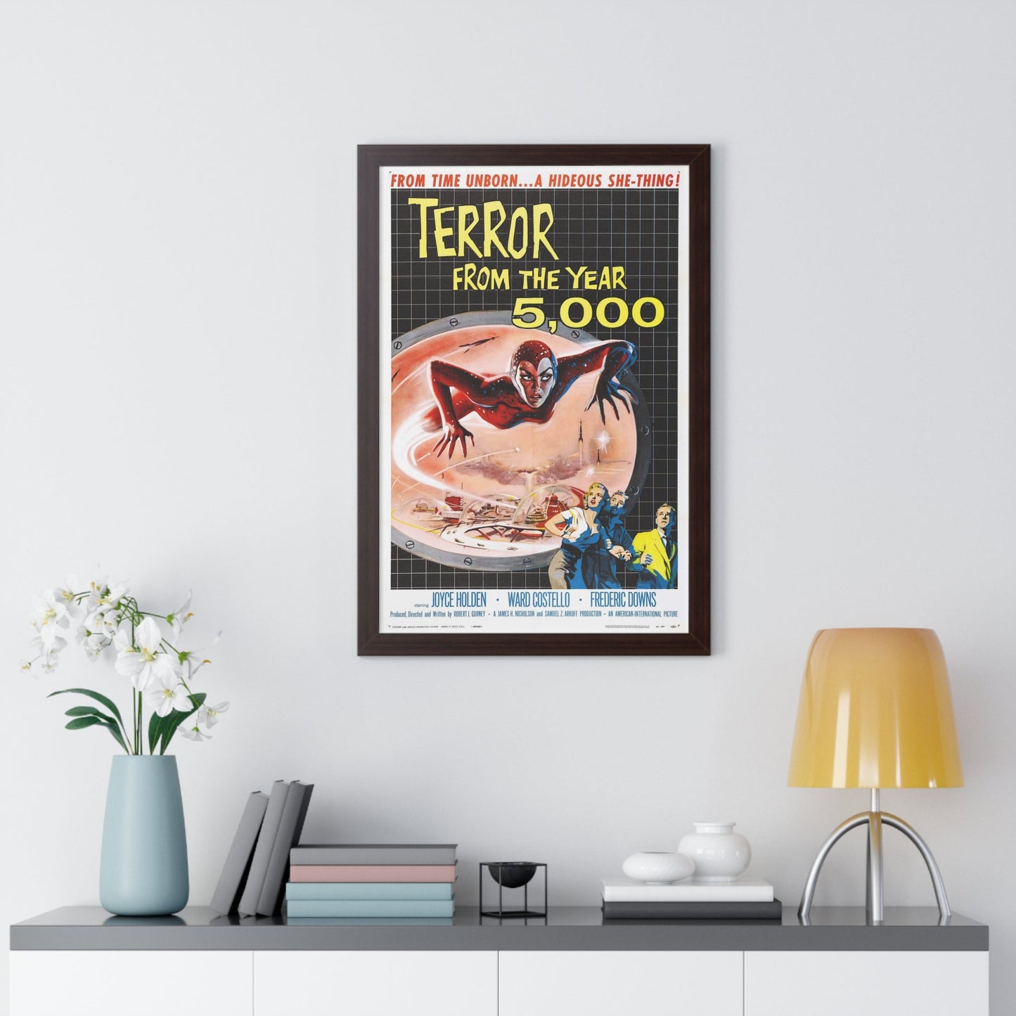 TERROR FROM THE YEAR 5,000 1958 - Framed Movie Poster-The Sticker Space