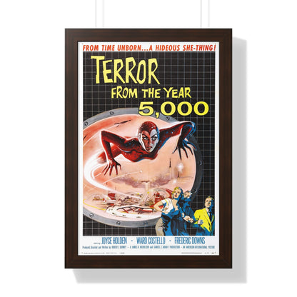 TERROR FROM THE YEAR 5,000 1958 - Framed Movie Poster-16″ x 24″-The Sticker Space