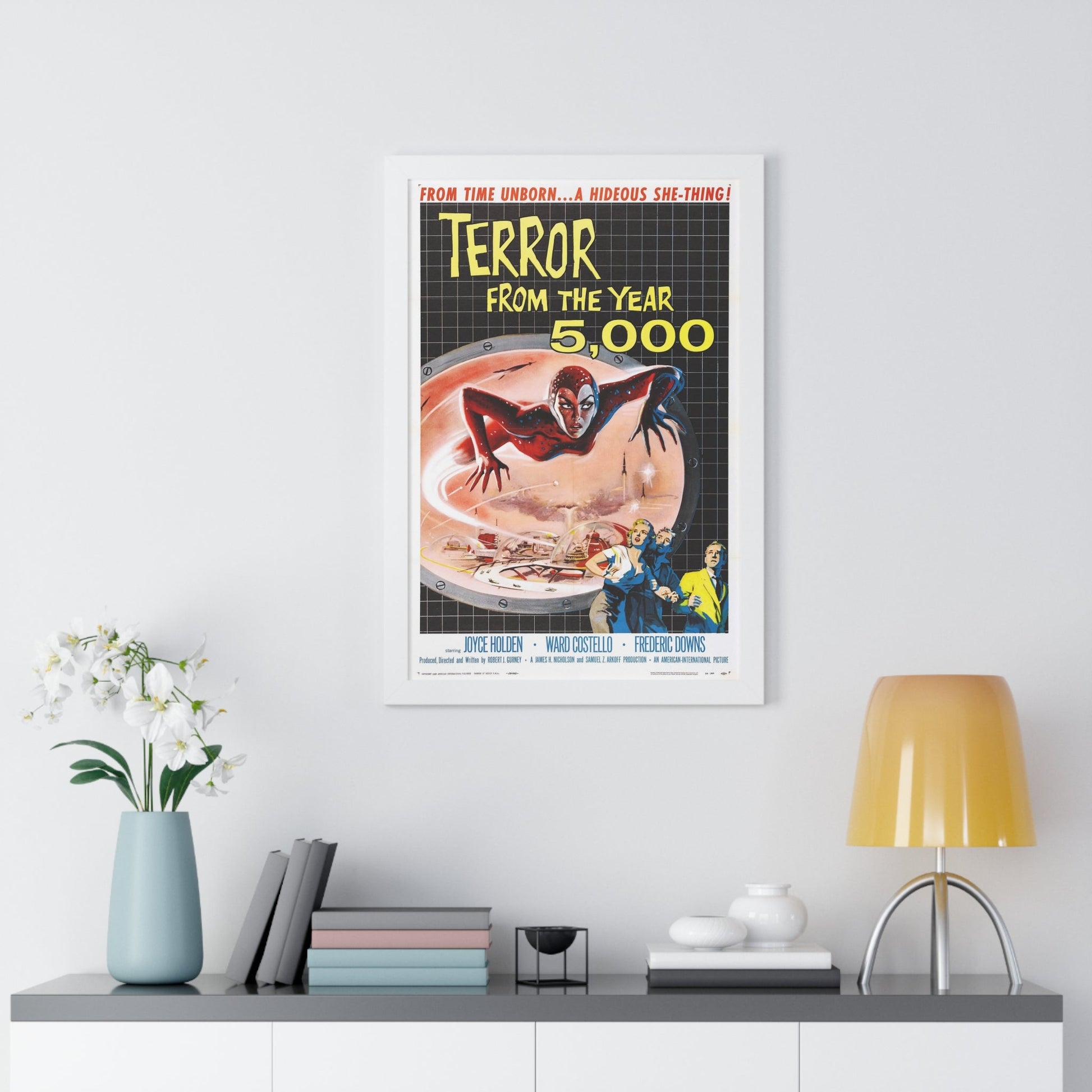 TERROR FROM THE YEAR 5,000 1958 - Framed Movie Poster-The Sticker Space