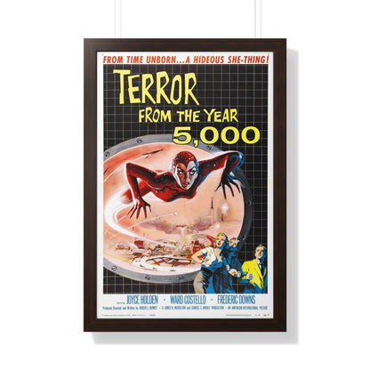 TERROR FROM THE YEAR 5,000 1958 - Framed Movie Poster-20" x 30"-The Sticker Space