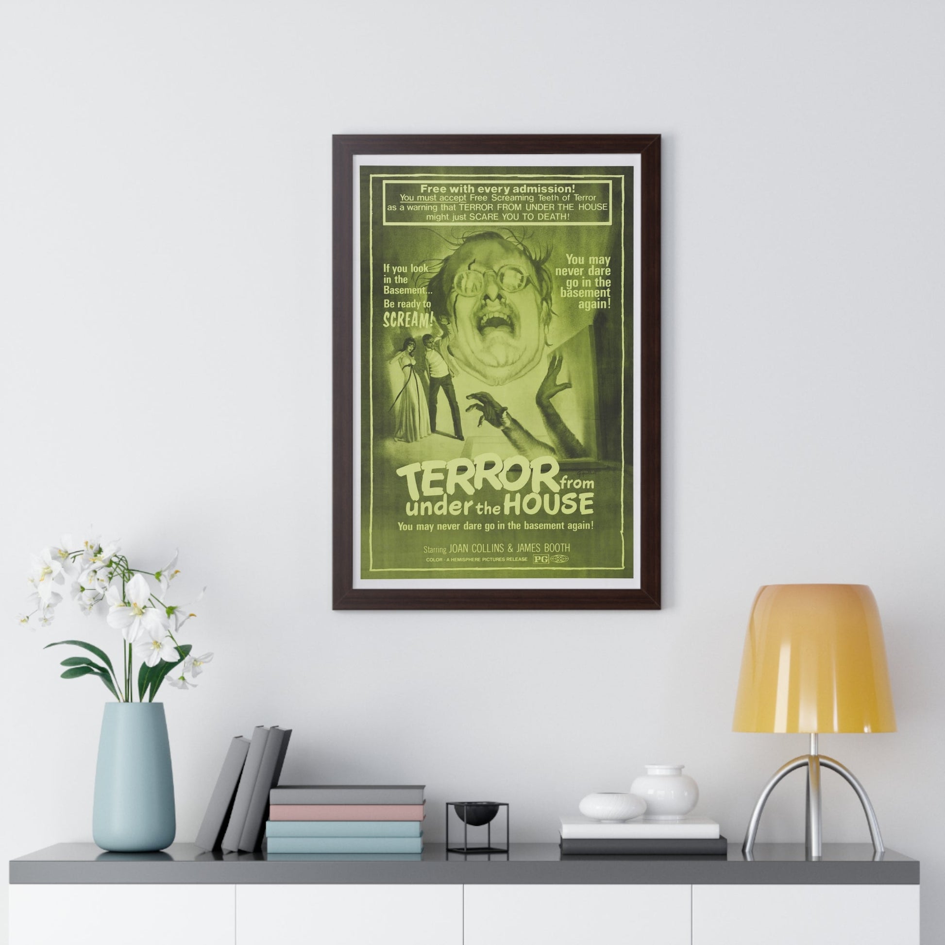 TERROR FROM UNDER THE HOUSE (AFTER JENNY DIED) 1971 - Framed Movie Poster-The Sticker Space