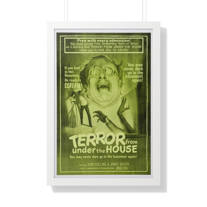 TERROR FROM UNDER THE HOUSE (AFTER JENNY DIED) 1971 - Framed Movie Poster-20" x 30"-The Sticker Space