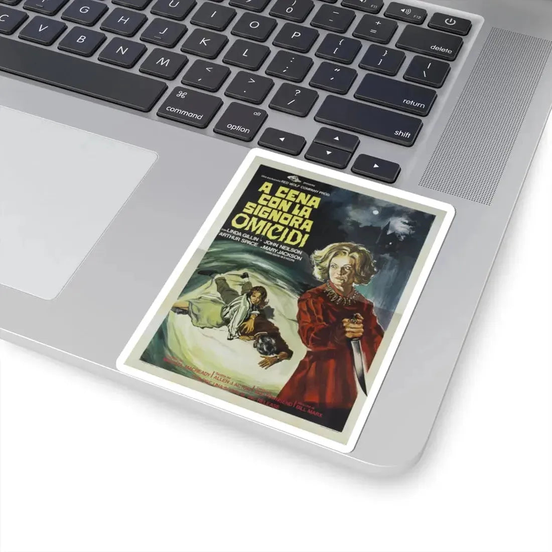 TERROR HOUSE (ITALIAN) 1972 Movie Poster - STICKER Vinyl Kiss-Cut Decal - The Sticker Space