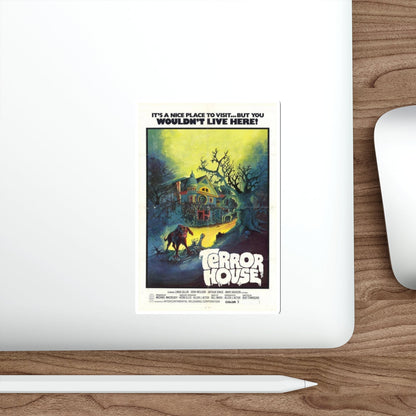 TERROR HOUSE (TERROR AT RED WOLF INN) 1972 Movie Poster STICKER Vinyl Die-Cut Decal-The Sticker Space