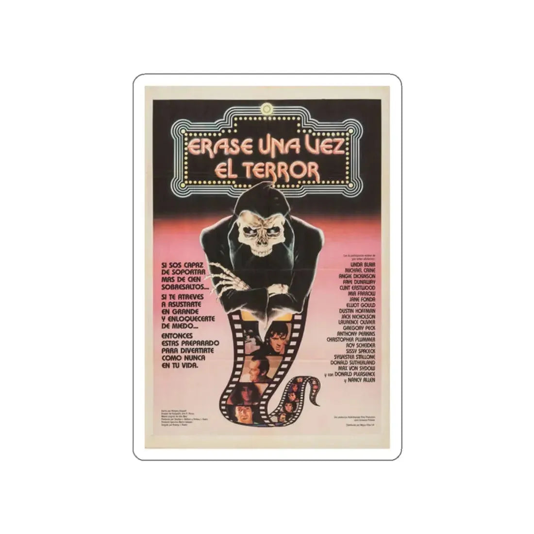 TERROR IN THE AISLES (ARGENTINA) 1984 Movie Poster STICKER Vinyl Die-Cut Decal 2 Inch - The Sticker Space