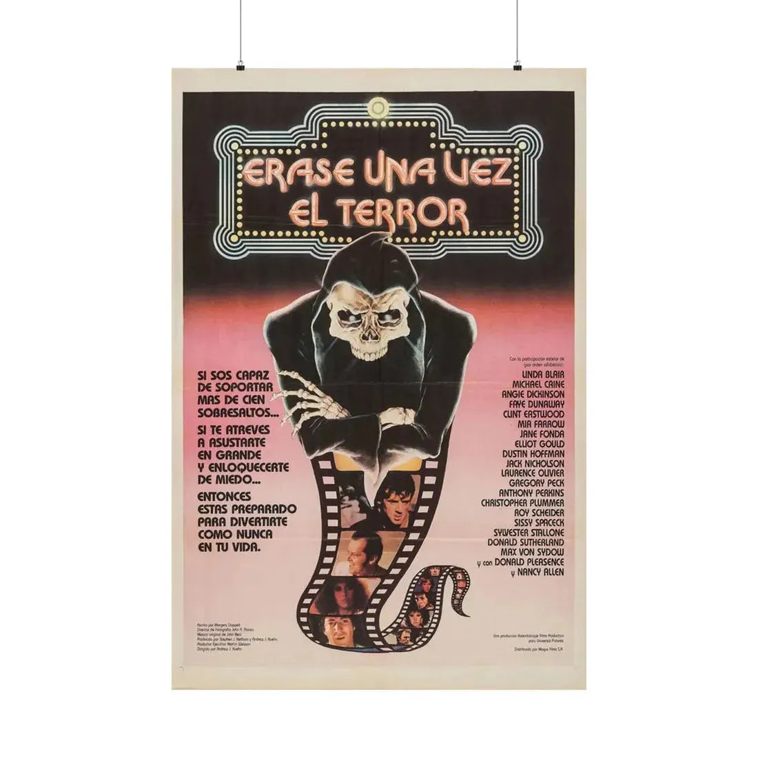 TERROR IN THE AISLES (ARGENTINA) 1984 - Paper Movie Poster 36" x 54" Matte - The Sticker Space