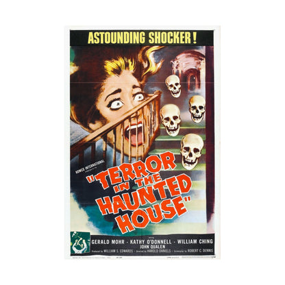 TERROR IN THE HAUNTED HOUSE 1958 - Paper Movie Poster-The Sticker Space