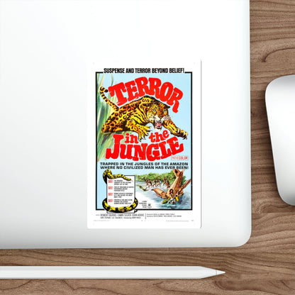 TERROR IN THE JUNGLE 1968 Movie Poster STICKER Vinyl Die-Cut Decal-The Sticker Space