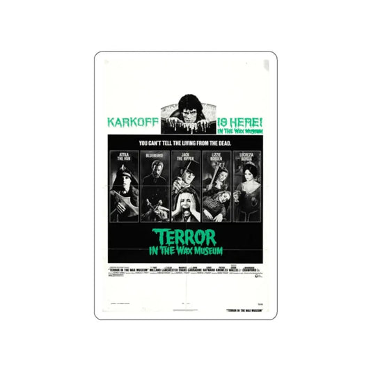 TERROR IN THE WAX MUSEUM 1973 Movie Poster STICKER Vinyl Die-Cut Decal 2 Inch - The Sticker Space