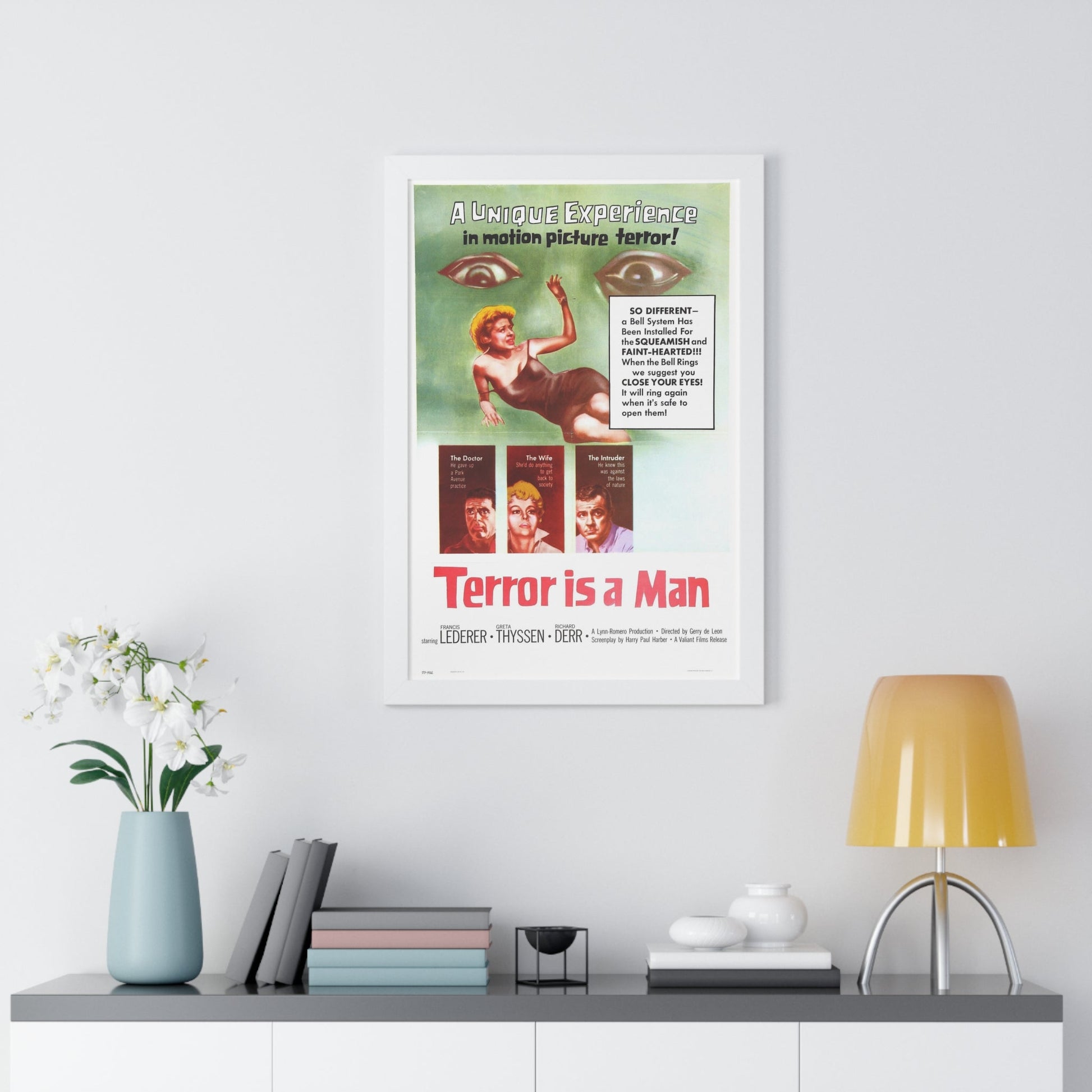 TERROR IS A MAN 1959 - Framed Movie Poster-The Sticker Space