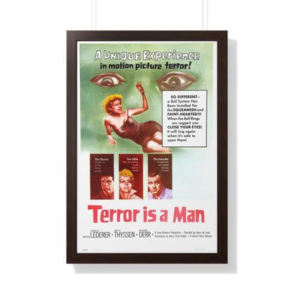 TERROR IS A MAN 1959 - Framed Movie Poster-20" x 30"-The Sticker Space