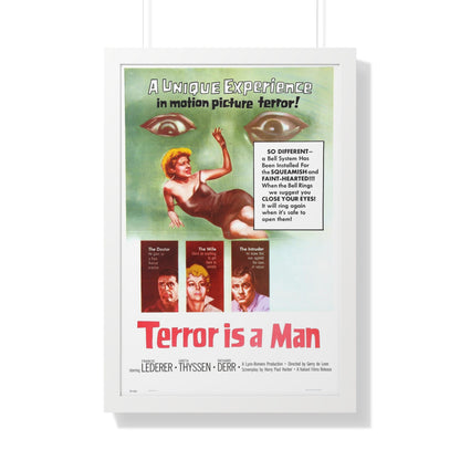 TERROR IS A MAN 1959 - Framed Movie Poster-20" x 30"-The Sticker Space