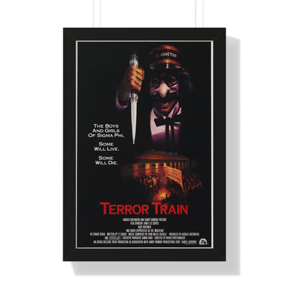 TERROR TRAIN 1980 - Framed Movie Poster-16″ x 24″-The Sticker Space