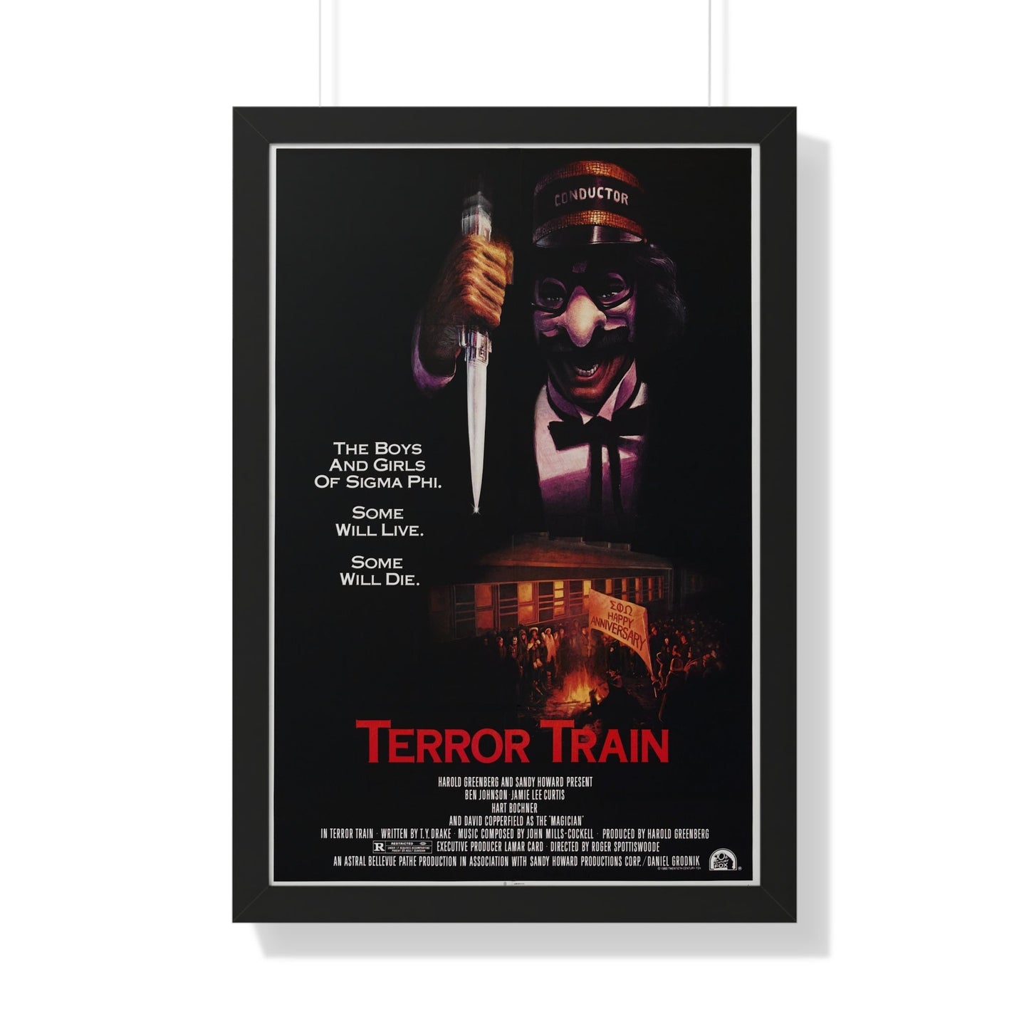 TERROR TRAIN 1980 - Framed Movie Poster-20" x 30"-The Sticker Space