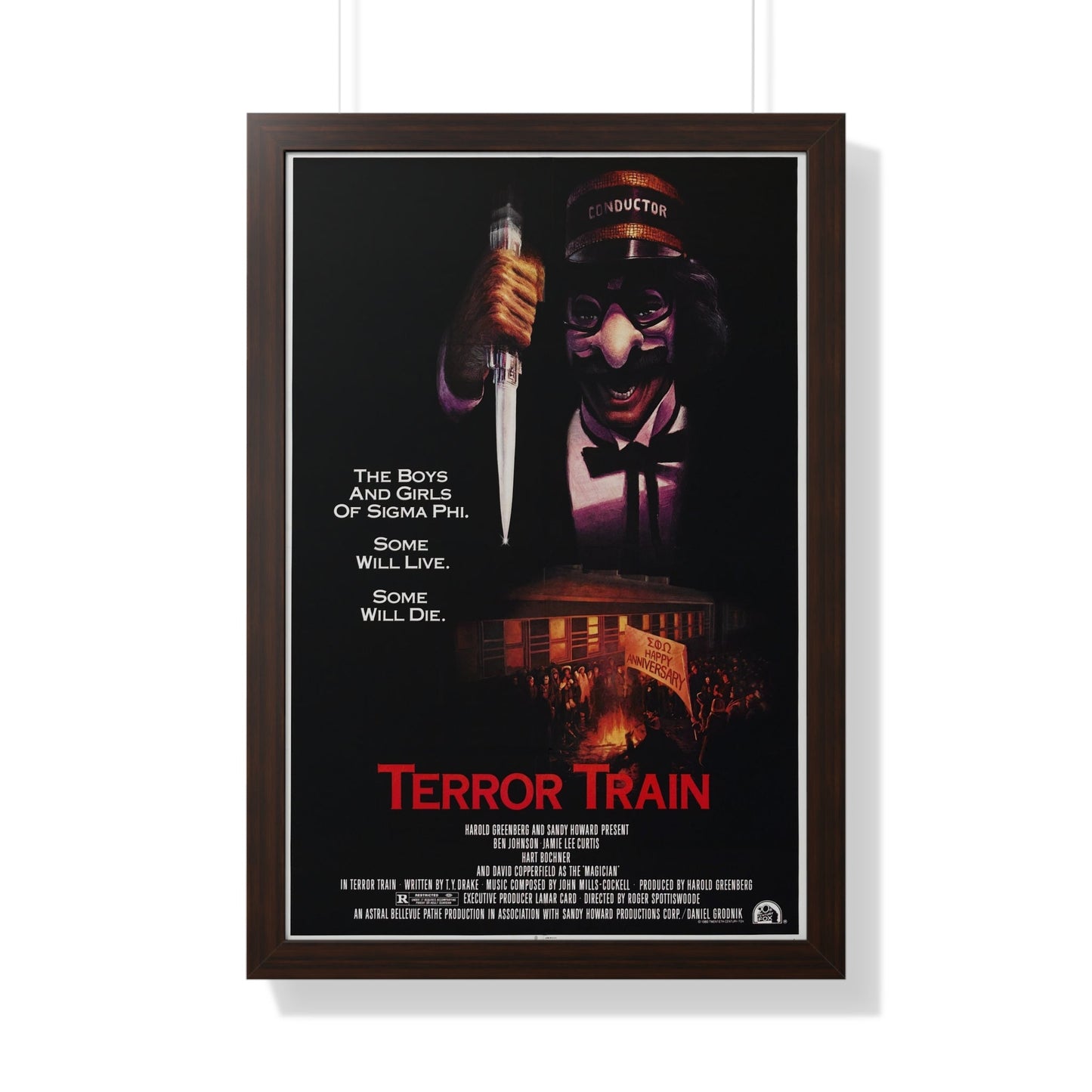 TERROR TRAIN 1980 - Framed Movie Poster-20" x 30"-The Sticker Space