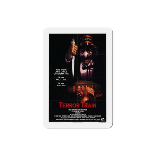 Terror Train 1980 Movie Poster Refrigerator Magnet 2 Inch - The Sticker Space