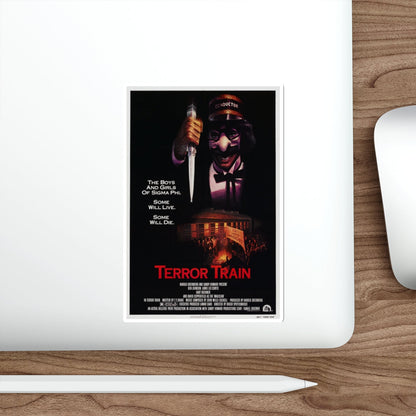 TERROR TRAIN 1980 Movie Poster STICKER Vinyl Die-Cut Decal-The Sticker Space