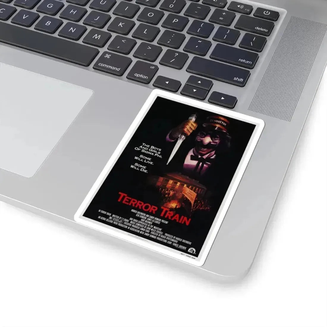 TERROR TRAIN 1980 Movie Poster - STICKER Vinyl Kiss-Cut Decal - The Sticker Space