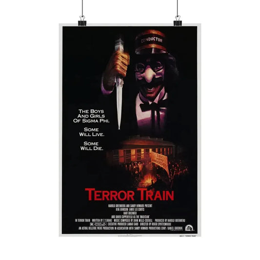 TERROR TRAIN 1980 - Paper Movie Poster 12″ x 18″ Matte - The Sticker Space