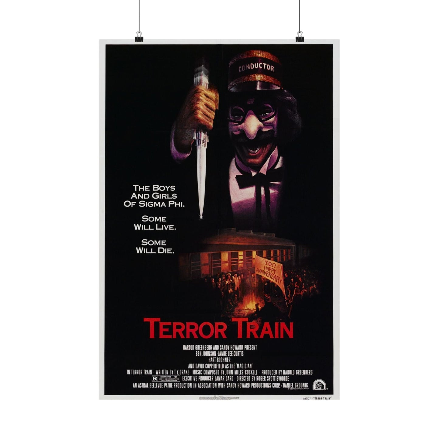 TERROR TRAIN 1980 - Paper Movie Poster-20″ x 30″-The Sticker Space