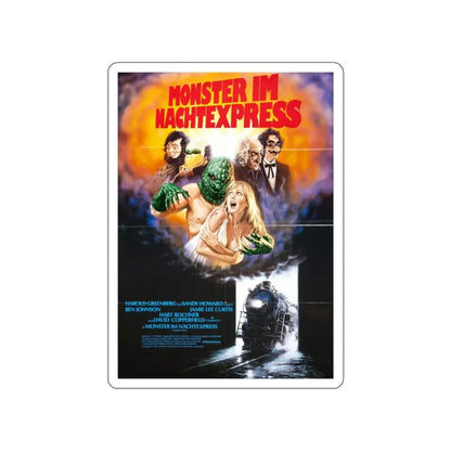 TERROR TRAIN (GERMAN) 1980 Movie Poster STICKER Vinyl Die-Cut Decal 5 Inch - The Sticker Space