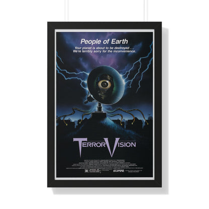 TERRORVISION 1986 - Framed Movie Poster-20" x 30"-The Sticker Space