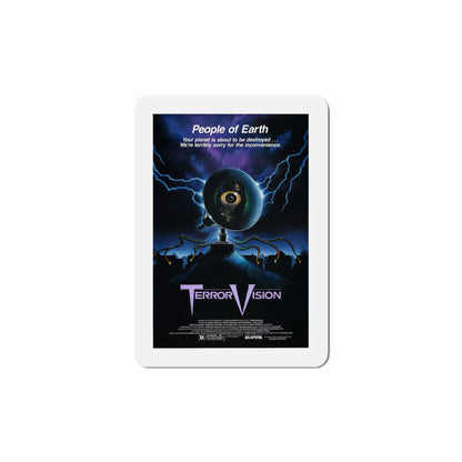 TerrorVision 1986 Movie Poster Die-Cut Magnet-6 × 6"-The Sticker Space