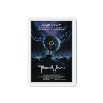 TERRORVISION 1986 Movie Poster - Refrigerator Magnet 5 Inch Die-Cut - The Sticker Space