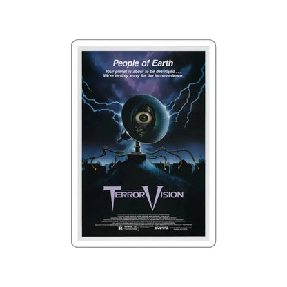 TERRORVISION 1986 Movie Poster STICKER Vinyl Die-Cut Decal 6 Inch - The Sticker Space