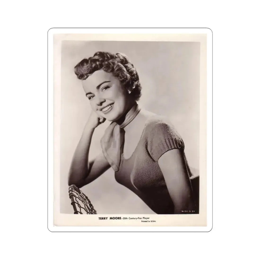 Terry Moore #189 (Vintage Female Icon) STICKER Vinyl Kiss-Cut Decal 3 Inch White - The Sticker Space