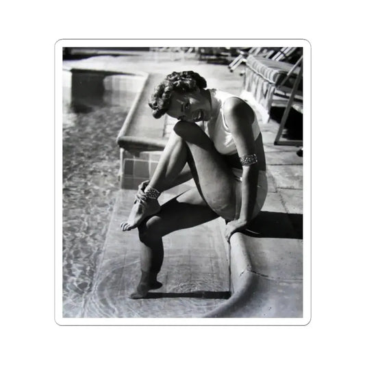 Terry Moore #249 (Vintage Female Icon) STICKER Vinyl Kiss-Cut Decal 2 Inch White - The Sticker Space